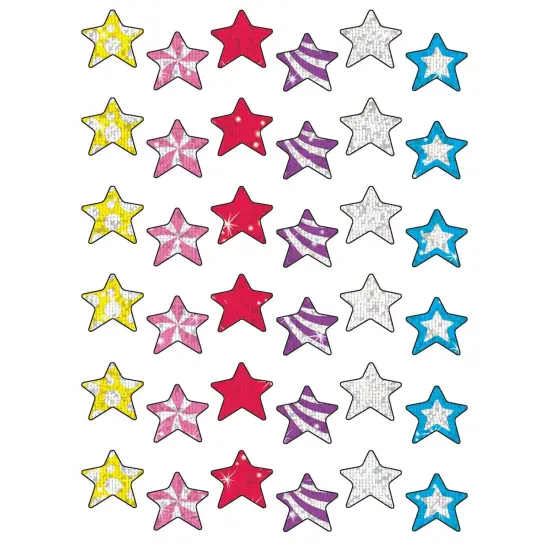 Star Brights Sparkle Stickers&reg;, 72 Per Pack, 12 Packs {2}