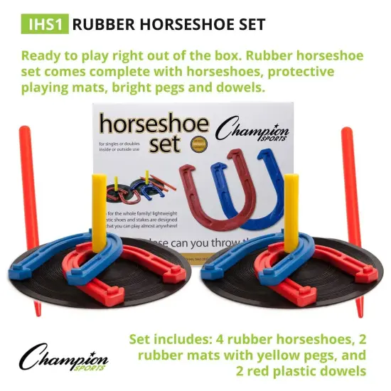 Rubber Horseshoe Set {3}