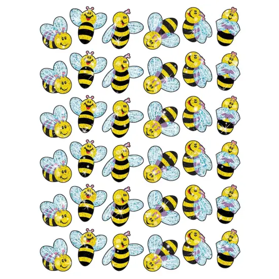 Buzzing Bumblebees Sparkle Stickers&reg;, 72 Per Pack, 12 Packs {2}