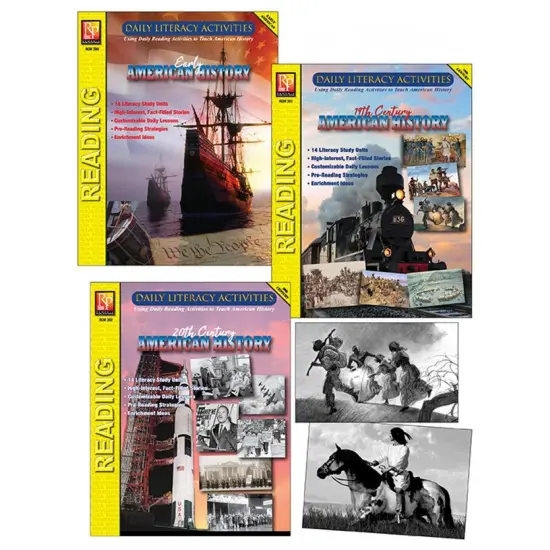 Daily Literacy Activities: American History Complete Set of 3 Titles {1}