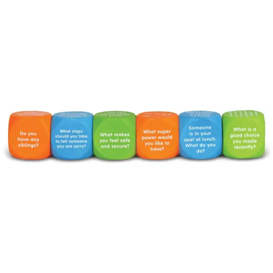 Let's Talk! Cubes, Set of 6 {3}