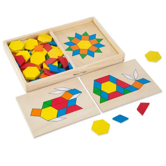 Wooden Pattern Blocks & Boards {1}