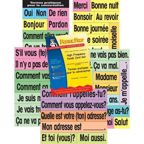 French High-Frequency Vocab Card Set {1}
