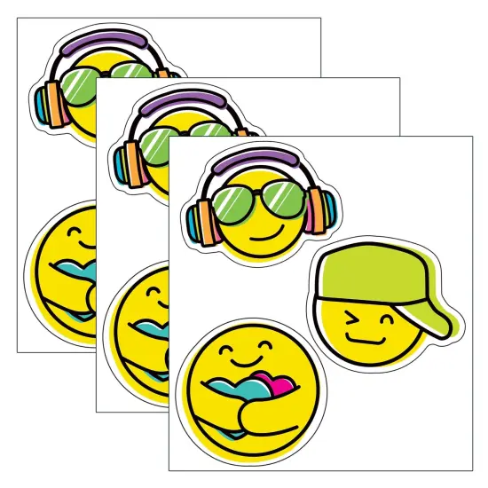 Kind Vibes Smiley Faces Cut-Outs, 36 Per Pack, 3 Packs {1}
