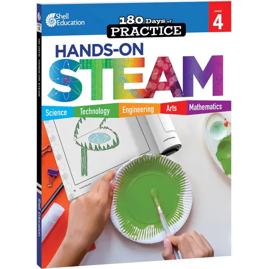 180 Days: Hands-On STEAM, Grade 4 {1}