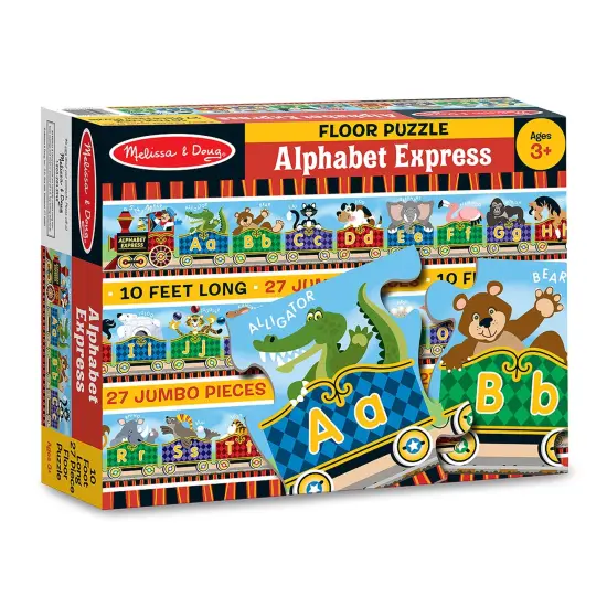 Alphabet Express Floor Puzzle, 10' x 6-1/2", 27 Pieces {1}