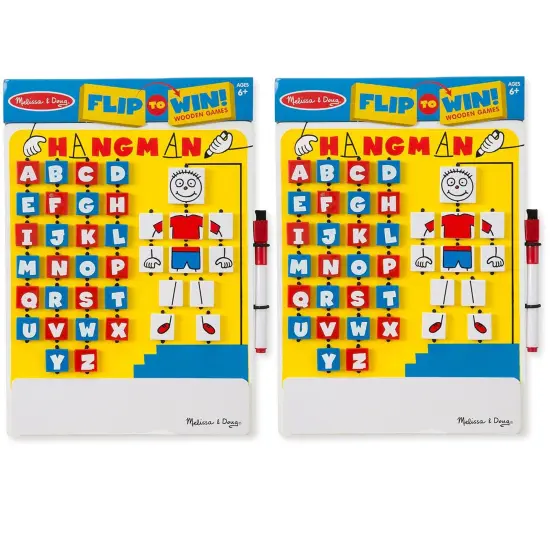 Flip-to-Win Hangman Travel Game, Pack of 2 {1}