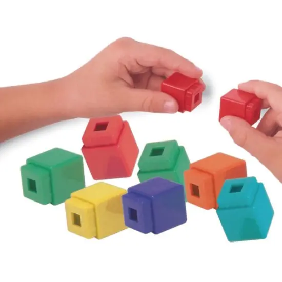 Didax Unifix &reg; Cubes Interlocking Counting Cubes with Activity Booklet (Set of 1000) {3}