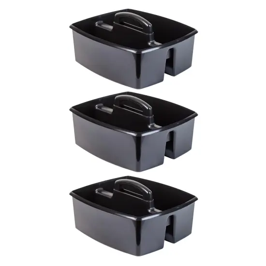 Large Caddy, Black, Pack of 3 {1}