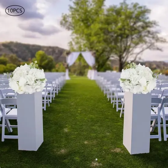 10-Pieces 12-Head Artificial Flower Balls for Wedding Centerpieces {5}