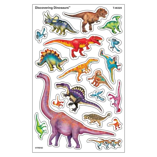 Discovering Dinosaurs&reg; superShapes Stickers-Large, 152 Per Pack, 6 Packs {2}