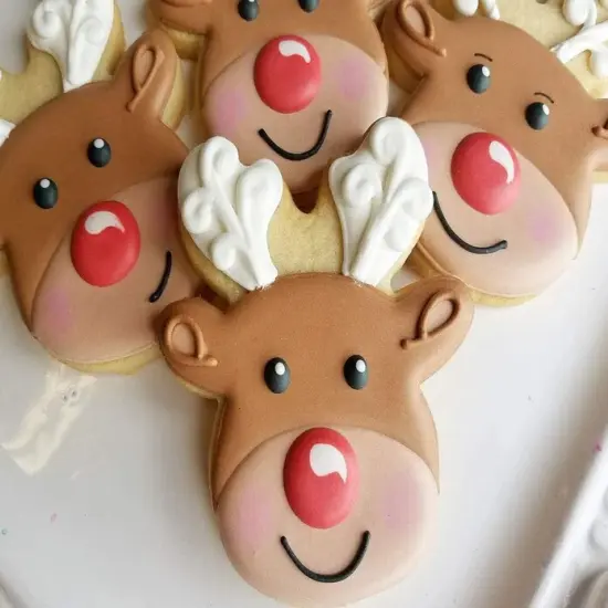 Ann Clark Reindeer Head Face Cookie Cutter, 4" {4}