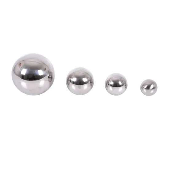 Sensory Reflective Balls - Silver - Set of 4 {4}