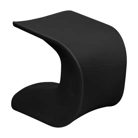 Wave Seat, 18in - 19.6in Seat Height, Perch Stool Black {1}