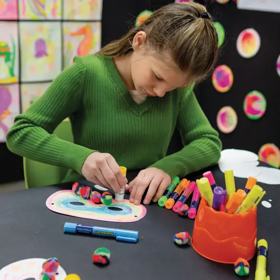 Washable Glue Stick, Blue, .28 Oz, Pack of 24 {3}