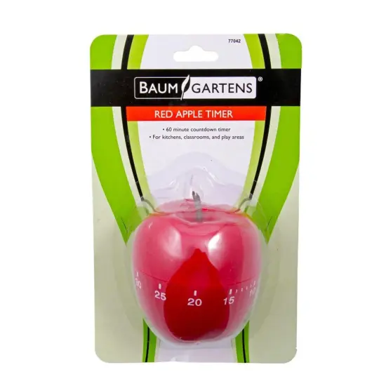 Apple-Shaped Timer, Red, Pack of 3 {4}