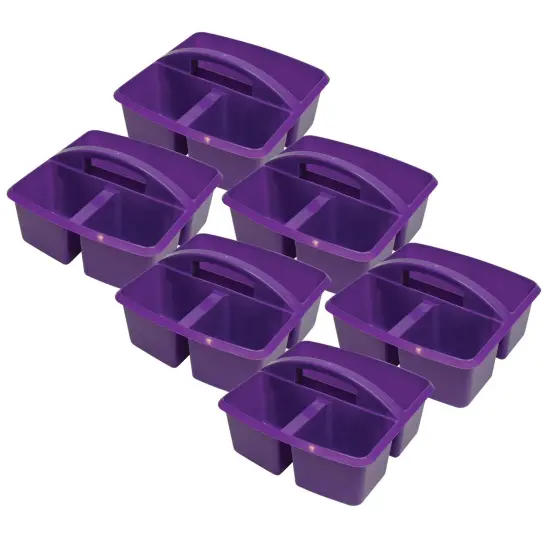 Small Utility Caddy, Purple, Pack of 6 {1}
