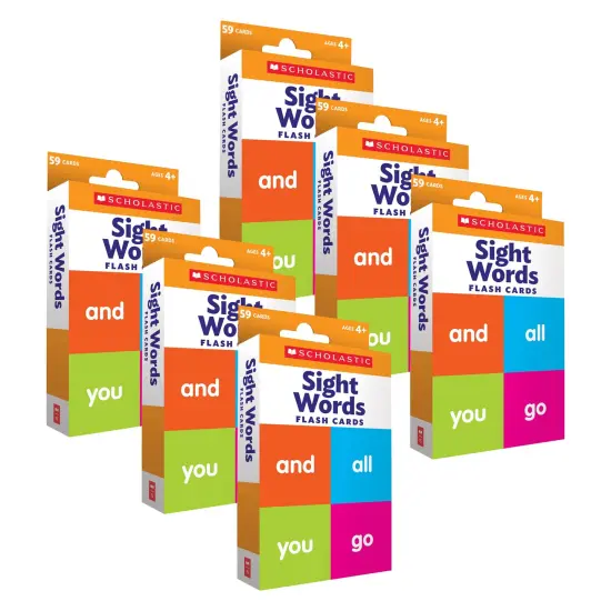 Flash Cards: Sight Words, 6 Packs {1}