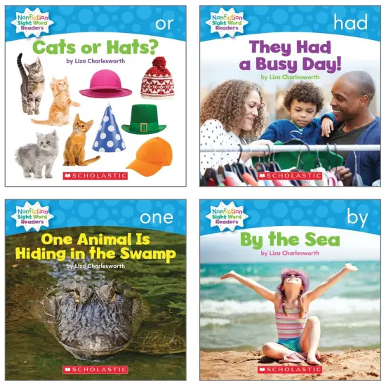 Nonfiction Sight Word Readers Set, Level B, Set of 25 Books {6}