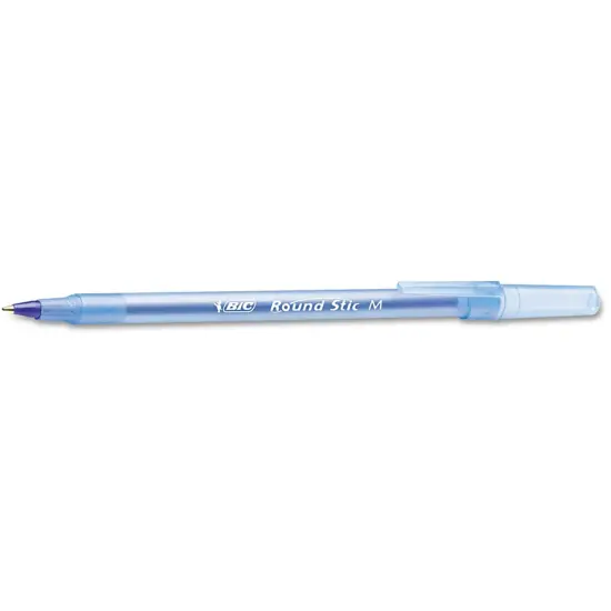 Round Stic&reg; Xtra Life Ball Pen, Blue, 60 Per Pack, 2 Packs {3}