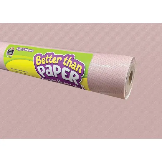 Light Mauve Better Than Paper Bulletin Board Roll, 4' x 12', Pack of 4 {1}