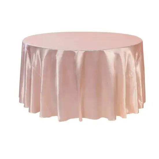 Round Satin Tablecloths {1}