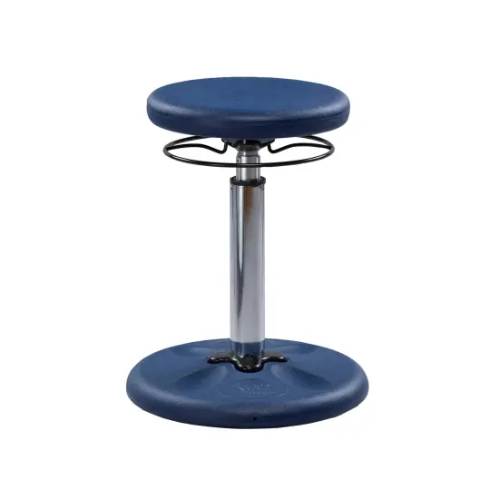 Kids Adjustable Tall Wobble Chair 16.5-24" Dark Blue {1}
