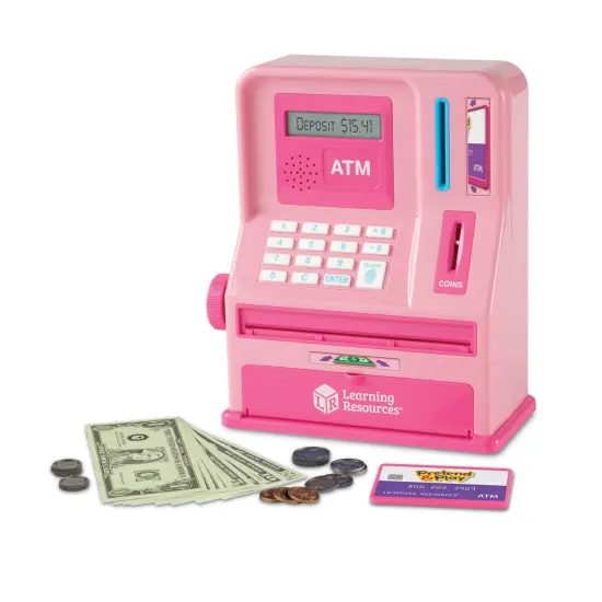 Pretend and Play&reg; Teaching ATM Bank - Pink {1}