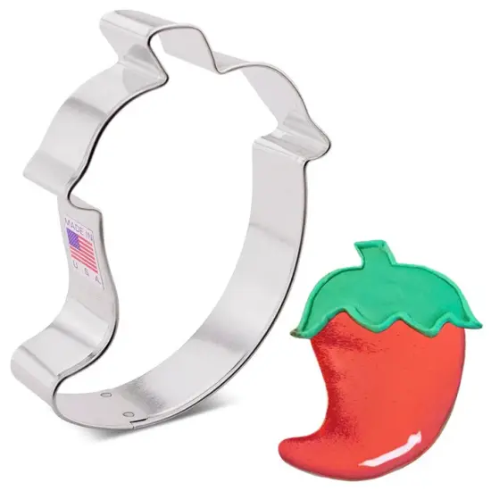Ann Clark Chili Pepper Red Hot Cookie Cutter, 4" {1}