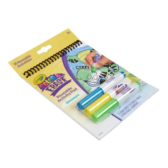 Color & Erase Reusable Activity Pad, Dinosaurs, Pack of 3 {2}