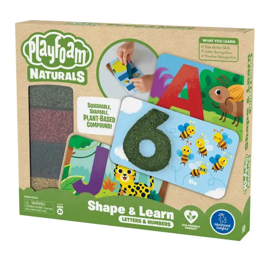 Playfoam&reg; Naturals Shape & Learn Letters & Numbers {2}