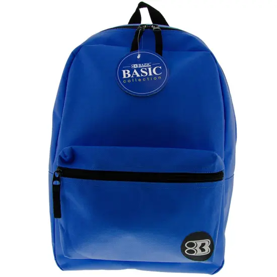 Basic Backpack, 16", Blue, Pack of 2 {2}
