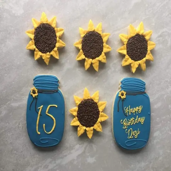 Ann Clark Sunflower Cookie Cutter 3.5" {3}