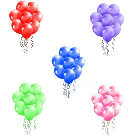 100-Pieces 12-inch Latex Balloons Pink {4}
