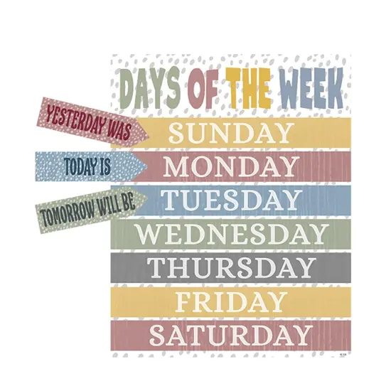 Classroom Cottage Calendar Bulletin Board Set, 109 Pieces {2}