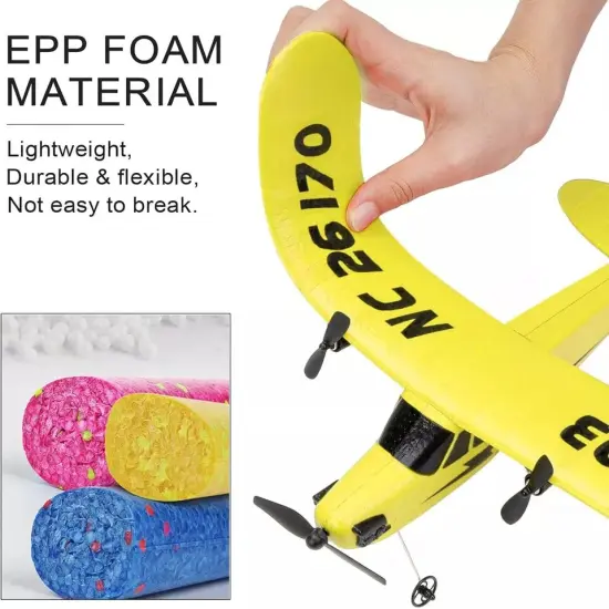 Kitcheniva 2.4GHz 2Channel RC Airplane Built in 6 Axis Gyro Remote Control Red {3}