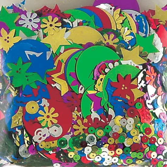 Glittering Sequins with Spangles, 4 oz Per Pack, 6 Packs {3}