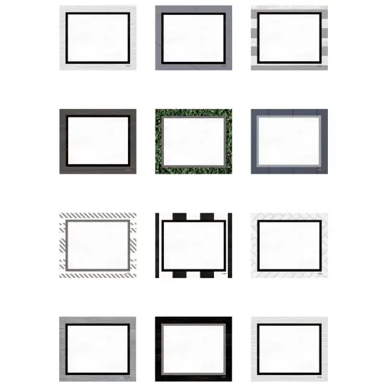 Modern Farmhouse Blank Cards Mini Accents, 36 Per Pack, 6 Packs {2}
