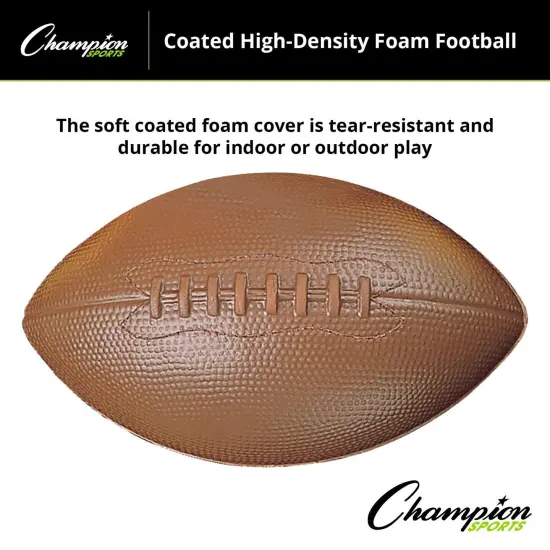 Coated High-Density Junior Foam Football {3}