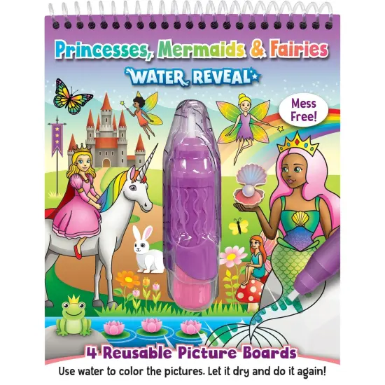 Princesses, Mermaids & Fairies Water Reveal Book, 6 Sets {3}