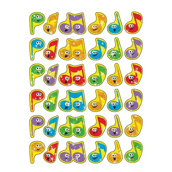 Merry Music Sparkle Stickers&reg;, 72 Per Pack, 12 Packs {3}