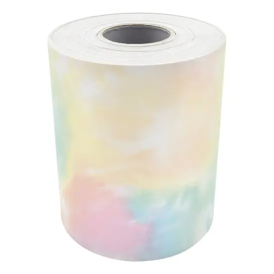 Pastel Pop Tie-Dye Straight Rolled Border Trim, 50 Feet, 3 Rolls {6}