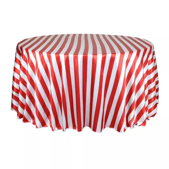 Round Satin Tablecloths {3}