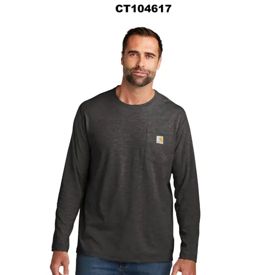 Carhartt Force&reg; Long Sleeve Pocket T-Shirt Black {3}