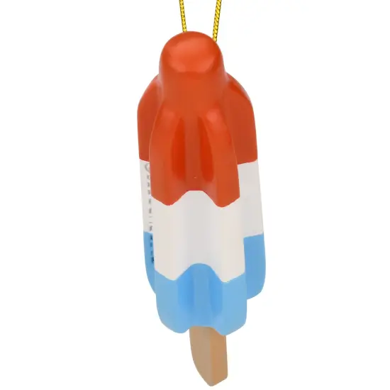 Tree Buddees Retro Patriotic Red White and Blue Popsicle Christmas Ornament {2}