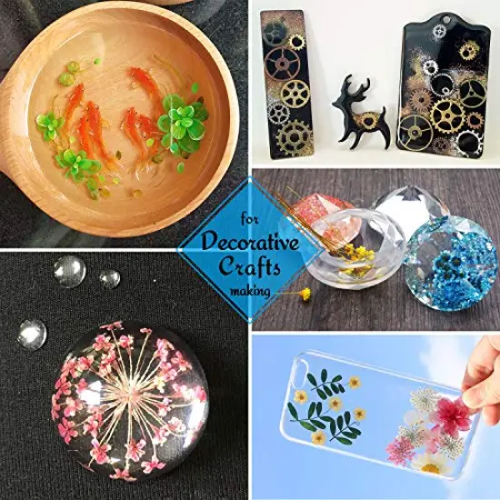 UV Resin - 200g Upgrade Crystal Clear Hard Glue Ultraviolet Curing Epoxy Resin for Jewelry Making, Pendant, DIY Crafts - Transparent Solar Cure Sunlight Activated Thin UV Resin for Mold, Casting {5}