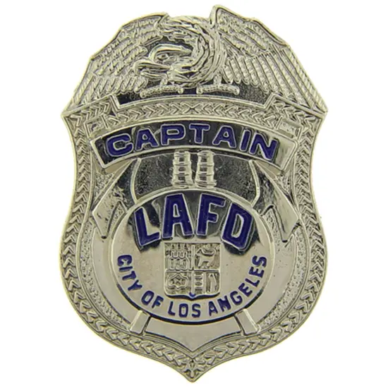 Los Angeles Fire Department Captain Pin 1" {1}
