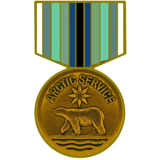 EagleEmblems P13023 Pin-Medal,USCG Arctic Svc (1-3/16") {1}