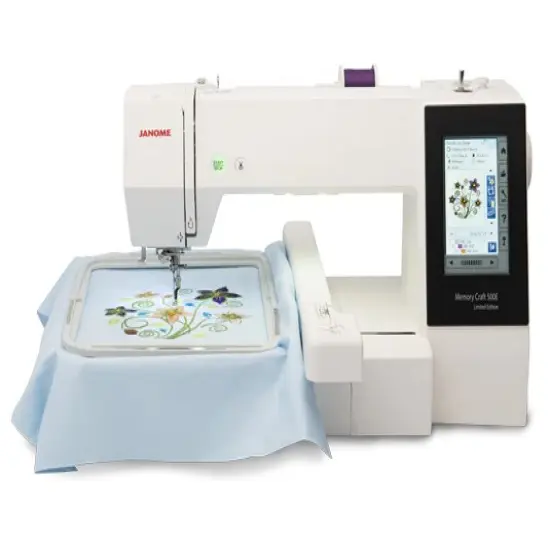 Janome Memory Craft 500E Limited Edition Embroidery Machine 11x.7.9 {1}