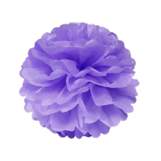 Wrapables Set of 18 Tissue Pom Pom Party Decorations for Weddings, Birthday Parties Baby Showers and Nursery Decor, Lavender/Yellow/Pink/Sky Blue/Orange/Sea Green {4}